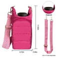 thumbnail image 5 of TSAXW Water Bottle Carrier Bag - Quilted Crossbody Water Bottle Holder with Strap, Stylish Puffer Tote Bag for Water Bottle, Water Bottle Sling Bag for Outdoor Travel, 5 of 6