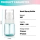 thumbnail image 5 of Paquete de 3 botellas pulverizadoras pequeñas de 1oz/30ml, minibotellas pulverizadoras de plástico, botella pulverizadora de viaje con niebla fina, pequeñas botellas pulverizadoras, 5 of 5