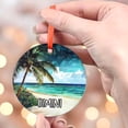 thumbnail image 4 of Custom Bimini Bahamas Ornament |Faux |Unique Cruise Souvenir |Vacation Travel Gift | Holiday Christmas Decor, Holiday Keepsake, Xmas Tree Hanging Decoration, Seasonal Gift Idea, Co, 4 of 5