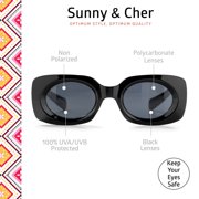 Optimum Optical Rectangular Frame Sunglasses, Sunny and Cher