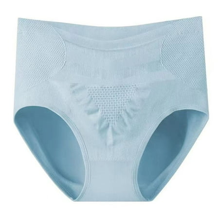 

huanledash Women Briefs Cozy Soft Breathable Anti-pilling Intimacy Solid Color High Waist Anti-septic Moixture-wicking Women Underpants for Everyday Wear