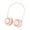 Pink, variant on Portable Weararble Fan Bladeless USB Fan Personal Hand-free Fan for Kids Office