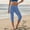 Blue, variant on Drovellove Women's Plus Size Cropped Jogger Pants with Pockets – Elastic Waist Loose Fit Yoga Pants for Workout & Casual Lounging