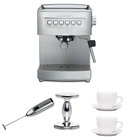 Cuisinart Em 200fr Stainless Steel Programmable 15 Bar Espresso Cuisinart Em 200fr Stainless Steel Programmable 15 Bar Espresso Maker W Accessory Bundle