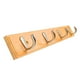 thumbnail image 5 of 2 Piezas Estante de Riel de Gancho en para Chaqueta de para proteger Sombrero Llave Toallas 4 Ganchos Macarena Perchero de pared para dormitorio, 5 of 8