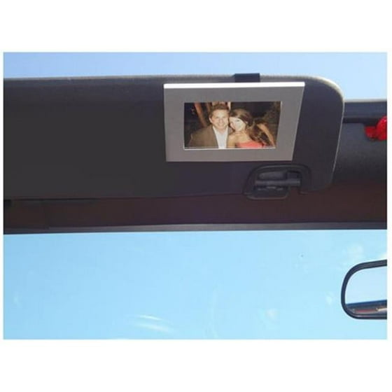 Visor Frames Vf 004902 Picture Frame For Your Car Brushed Visor Frames Vf 004902 Picture Frame For Your Car Brushed Silver Pack Of 3 Com