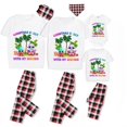 thumbnail image 1 of Pijamas familiares navideños a juego, conjuntos de pijamas blancos con My Gnomies, en julio, 1 of 4