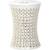 Safavieh Camilla 17.5 in Transitional Glazed Ceramic Garden Stool, Spring Green