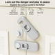thumbnail image 5 of Armario autoadhesivo Cerraduras para frigorífico Inodoro para niños pequeños Cerradura de puerta a prueba de niños Cerraduras de armario Gadgets Accesorios Gris 5 piezas Kearding BA000385-01, 5 of 7