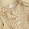thumbnail image 4 of Bagilaanoe Toddler Baby Girl Summer Jumpsuit Sleeveless Ribbed Bodysuit 6M 12M 18M 24M 3T 4T Kids Knitted One Piece Romper, 4 of 7