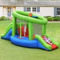 thumbnail image 4 of Infans Bountech Inflatable Snail Bounce House Dual Slide Basketball Game Without Blower, 4 of 7