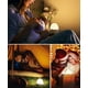 thumbnail image 3 of Luz nocturna con sensor de movimiento, lámpara de mesa recargable, lámpara multifunción con cambio de color blanco cálido y RGB, regulable táctil, encendido y apagado automático para camping en casa., 3 of 5