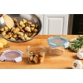 thumbnail image 2 of Ello Color Lock Clear Glass Leak-Proof Food Storage Container (2 Count), 2 of 7