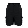 thumbnail image 4 of BUIGTTKLOP Cargo Shorts for Women Lightweight Quick Dry Elastic Waist Outdoor Hiking Shorts with Multi Pockets, 4 of 5