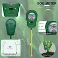 thumbnail image 3 of 3-in-1 Soil Test Kit, Soil Moisture Meter/Soil ph Meter/Fertility Soil Tester, Soil Hygrometer for Garden, Farm House Plants, 3 of 6