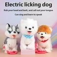 thumbnail image 5 of Robot Dogs Realistic, Wuffy Robot Dog, Interactive Walking Plush Robots Dog Toys with Touch Sensing, Voice Mimic, LifelikeSounds, Tongue & Licking Motion,Battery Powered Puppy, 5 of 11