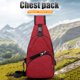 thumbnail image 5 of Puerto de carga USB Bolsas de pecho Tela Oxford Hombres Fanny Pack Bolso (Rojo), 5 of 5
