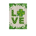 thumbnail image 2 of Yeciiwht St. Patrick's Day Garden Flag Holiday Shamrocks Decorative Flag Uniques Green Printed Garden Flag Suitable for St. Patrick's Day Outdoor Decoration, 2 of 6