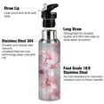 thumbnail image 3 of ALAZA Beautiful Cherry Flower Blooming Water Bottle Insulated Flask Stainless Steel Straw Lid 20 oz, 3 of 6