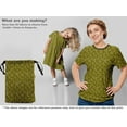 thumbnail image 5 of oneOone Silk Tabby Dark Olive Green Fabric Kids Animal Diy Clothing Quilting Fabric Print Fabric By Yard 42 Inch Wide, 5 of 5