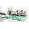 thumbnail image 3 of Open Hearts by Jane Seymour Plaid Modern Area Rug or Runner, 3 of 9