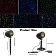 thumbnail image 4 of Luces láser navideñas JSTPRO de 3 colores RGB para exteriores/interiores, 4 of 7