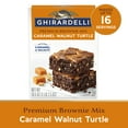 thumbnail image 2 of GHIRARDELLI Caramel Walnut Premium Brownie Mix, Includes Caramel and Real Walnuts, 18.5 oz Box, 2 of 14
