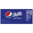 thumbnail image 6 of Pepsi Cola Real Sugar Soda Pop, 12 fl oz, 12 Pack Cans, 6 of 8