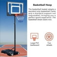 Flroha Basketball Hoop Outdoor, 2.7m/8.86Ft Adjustable Height, Swimming