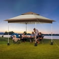 thumbnail image 2 of LAZY BUDDY 13'x13' Pop up Canopy, Easy Set-up Outdoor Canopy Tent Folding Instant Sun Shelter for Picnic, Party, Camping, 2 of 10