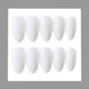 thumbnail image 1 of 24pcs Glossy Coffin False Nails Long Pointed Pure Color Artificial Full Cover Press on Fake Nail Tips 12 Sizes (Milky), 1 of 4