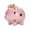 Pink, variant on Grofry Ceramic Crown Pig Piggy Bank Golden Dot Cartoon Pig Coin Money Bank Home Office Bookshelf Desktop Decoration Ornament
