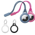 thumbnail image 2 of 4 Packs AirTag Case Key Ring, Keychain Holder for AirTags Items Keys Backpacks, Air Tag Accessories, 2 of 9