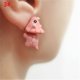 thumbnail image 1 of moda y lindo animal forma mordida pendientes dinosaurio adecuado para las mujeres de dibujos animados pequeño perro ballena pendientes niña diversión regalos de cumpleaños, 1 of 4