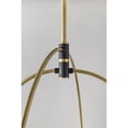 thumbnail image 6 of Modern Two Light Chandelier-Aged Brass Black Finish Bailey Street Home 735-Bel-3371004, 6 of 6