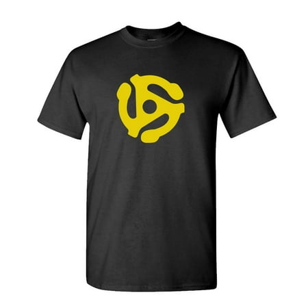 Everything 45 Rpm Records - DJ 45 RPM ADAPTER - spider record dj music - Cotton Unisex T-Shirt