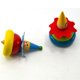 thumbnail image 3 of 2pcs Handmade Painted Clown Wooden Clown Craft Tops Toy Wooden Toys Kindergarten Toys Intelligence Toy with Clown Styling and Bright Colors for Kids, 3 of 4