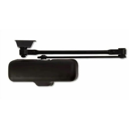 Universal Hardware Light-Duty Matte Black Residential Door Closer
