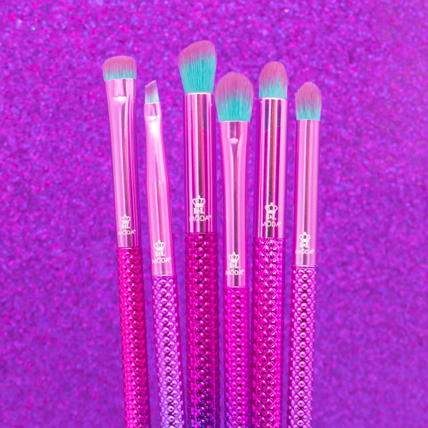 Moda Brush Prismatic Ultimate Eye 6pc Makeup Brush Set