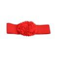 thumbnail image 3 of Women's Floral Elastic Dress With Decorative Floral Wide Waistband Very Long Belt Mens Belts Casual Belts for Dresses Vintage Belts for Men Wide Belt Mens Leather Belt Reversible Color Leather Belts, 3 of 3