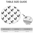 thumbnail image 6 of Cute Bulldog Round Fitted Tablecloth with Elastic Edge,Dining Table Cover Waterproof,Outdoor Round Tablecloth for Camping,Dining,Indoor and Outdoor, 6 of 7