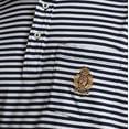 thumbnail image 2 of Ralph Lauren Men's Classic Fit Cotton Striped Polo Shirt Navy/White XL, 2 of 2