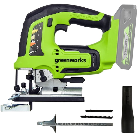 Greenworks 24V Brushless Jig Saw, Battery Not Included 3601202