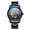 1007 black shell black surface steel band, variant on Men's mechanical watch with genuine leather strap and steel band, waterproof, luminous, stylish and business-appropriate for male students