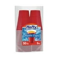 thumbnail image 5 of Pactiv Corp Easy Grip Disposable Plastic Party Cups, 9 oz, Red, 50 Counts, 5 of 6
