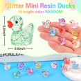 thumbnail image 3 of Mini patos de resina GWAHSA con purpurina, 240 unidades, para decoración, 3 of 6