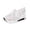 White -AI09, variant on Domzle Women's Floral Embroidery Mesh Sneakers Breathable Slip On Wedges Walking Shoes Fashion Lace Platform Sneakers Hidden Wedge High Top Comfort Work Outdoor Travel Sports Shoes Black
