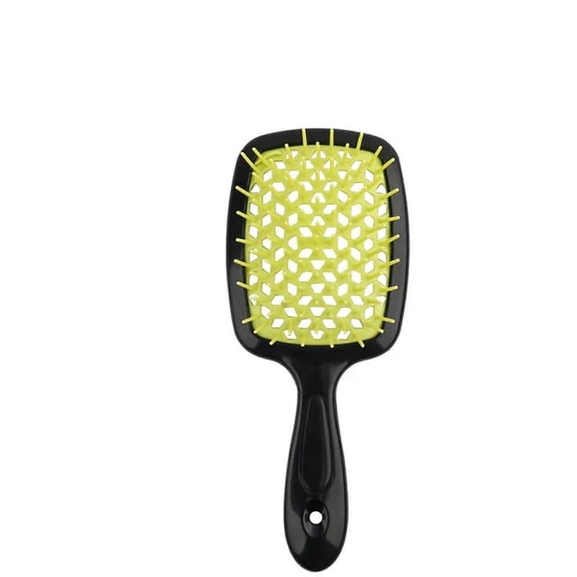 Juego de peines para el cabello con cepillo desenredante, de dientes anchos y finos, resistente al calor para uso en salones de belleza y en el hogar.