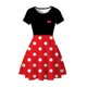 thumbnail image 1 of New Girls Dress Cute Minnie Kids Baby Girls Vestidos Ropa Dibujos animados Mickey Print Summer Dot Manga corta Ropa para niños 2-10Y2T (Tag100) Gao Jinjia LED, 1 of 2
