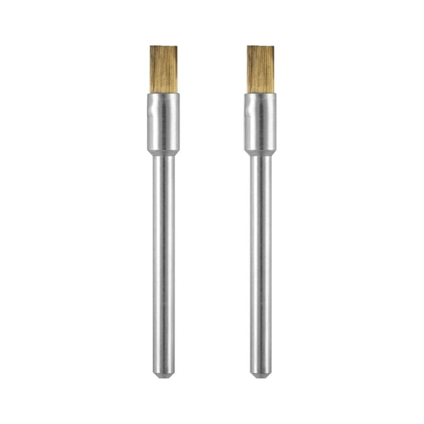 Cepillos Dremel 537-02 de latón de 1/8 de diámetro (paquete de 2)
